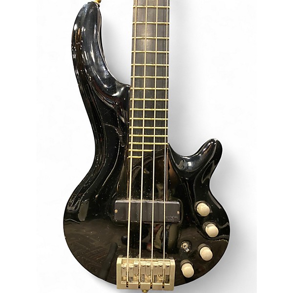 Used Cort Curbow Luthite Ebonol BLACK Electric Bass Guitar