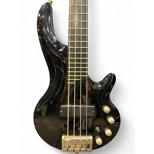 Used Cort Curbow Luthite Ebonol BLACK Electric Bass Guitar