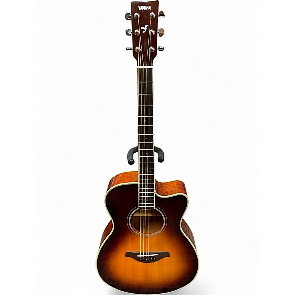 Used Yamaha FSC-TA Brown Sunburst Acoustic Electric Guitar
