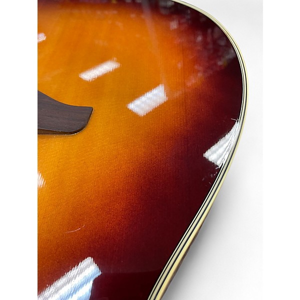 Used Yamaha FSC-TA Brown Sunburst Acoustic Electric Guitar