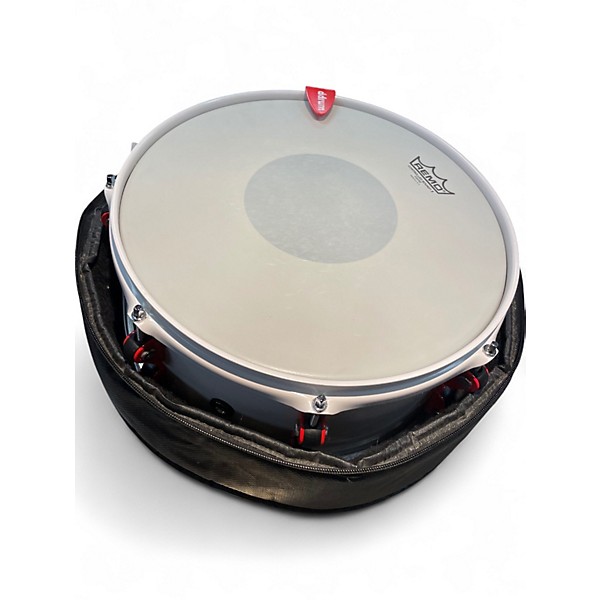 Used ddrum 14in Hybrid Series Snare Alpine White Drum