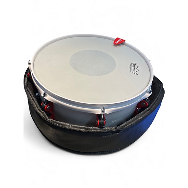 Used ddrum 14in Hybrid Series Snare Alpine White Drum