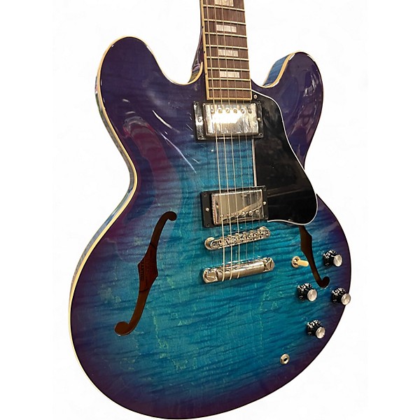 Used 2024 Gibson ES335 Figured Blueberry Burst Hollow Body Electric Guitar