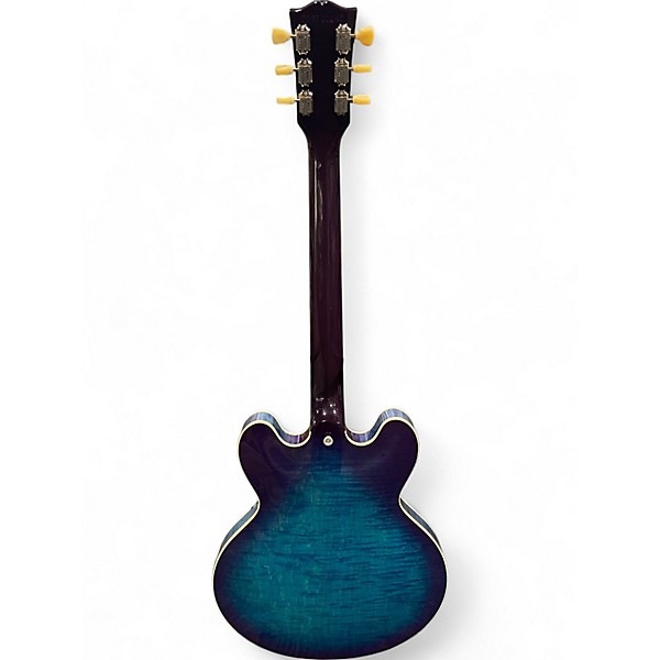 Used 2024 Gibson ES335 Figured Blueberry Burst Hollow Body Electric Guitar