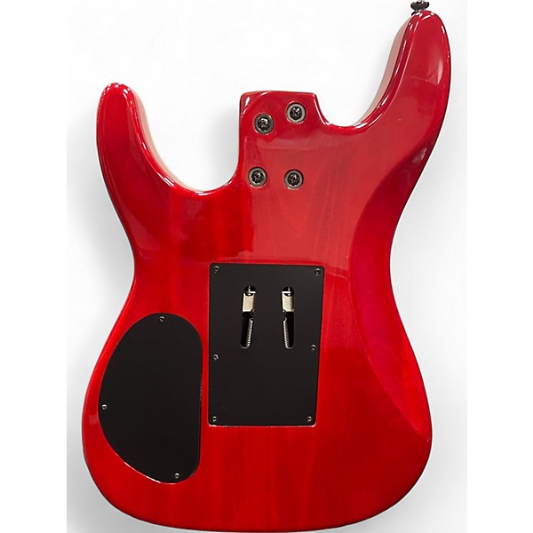 Used Dean Custom 350F Red Solid Body Electric Guitar