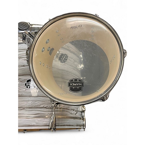 Used Mapex 5 Piece Venus 5-Piece Drum Set White Marblewood Drum Kit