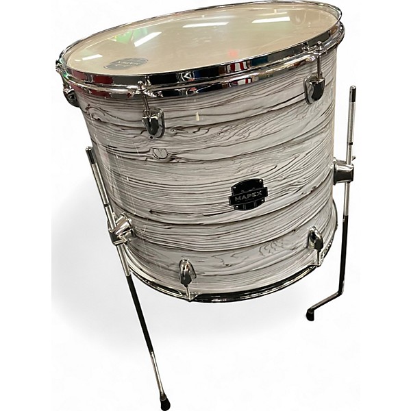 Used Mapex 5 Piece Venus 5-Piece Drum Set White Marblewood Drum Kit