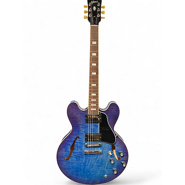 Used Gibson ES335 BLUEBERRY BURST Hollow Body Electric Guitar
