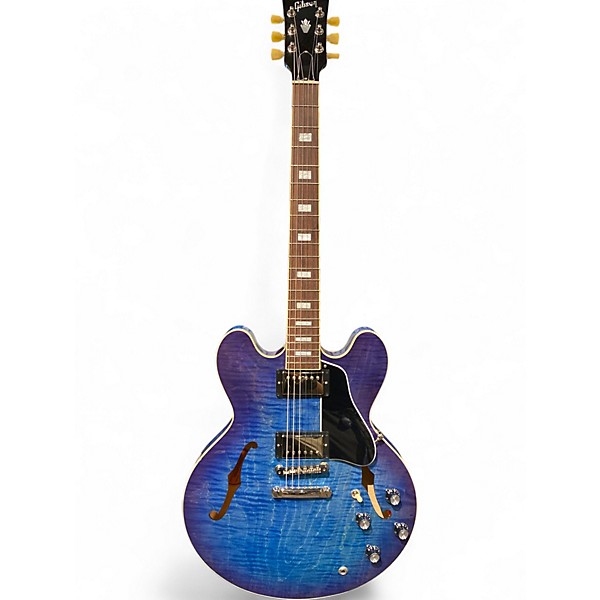 Used Gibson ES335 BLUEBERRY BURST Hollow Body Electric Guitar