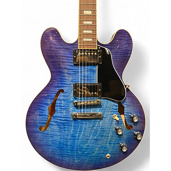 Used Gibson ES335 BLUEBERRY BURST Hollow Body Electric Guitar