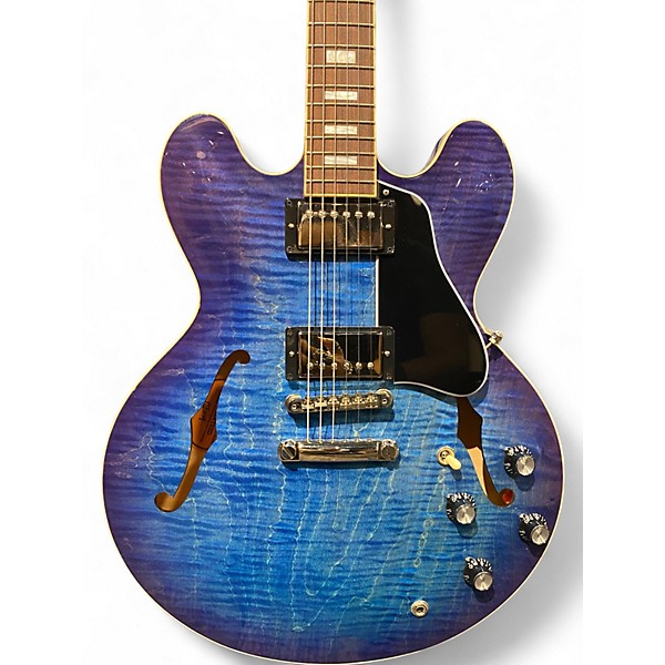 Used Gibson ES335 BLUEBERRY BURST Hollow Body Electric Guitar