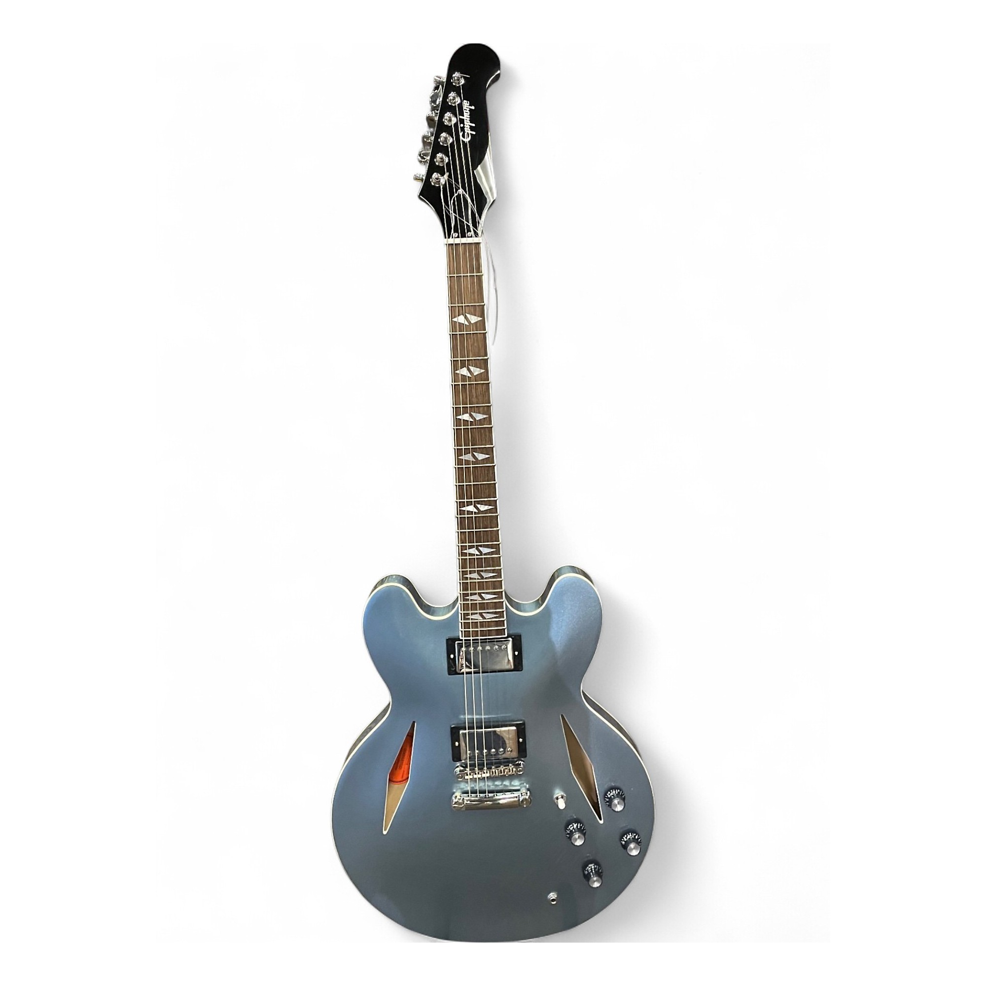 Amazon.com: Epiphone Dave Grohl DG-335 Pelham Blue with Case