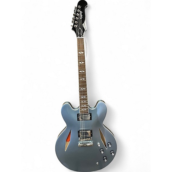 Used Epiphone DG-335 Pelham Blue Hollow Body Electric Guitar