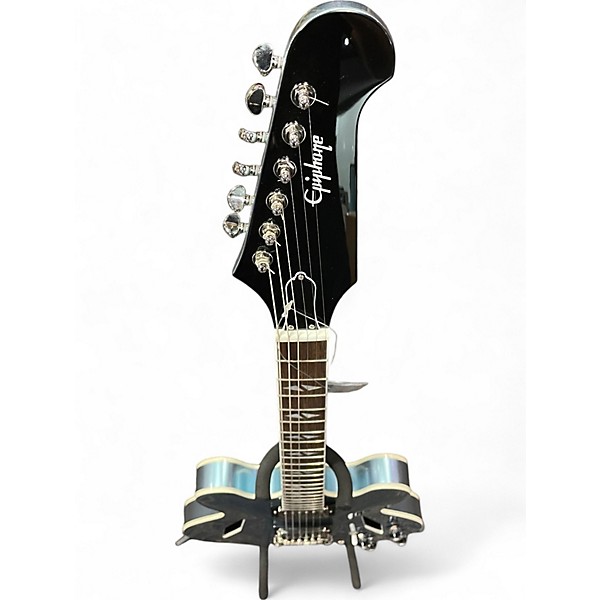 Used Epiphone DG-335 Pelham Blue Hollow Body Electric Guitar