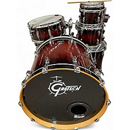 Used Gretsch Drums 7 Piece RENOWN RED CHERRY BURST Drum Kit