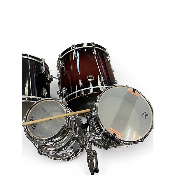 Used Gretsch Drums 7 Piece RENOWN RED CHERRY BURST Drum Kit