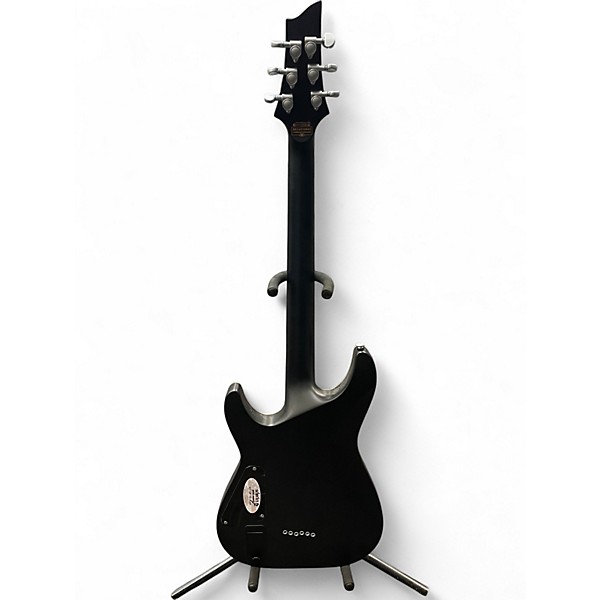 Used 2024 Schecter Guitar Research C1 Platinum Trans Black Solid Body Electric Guitar