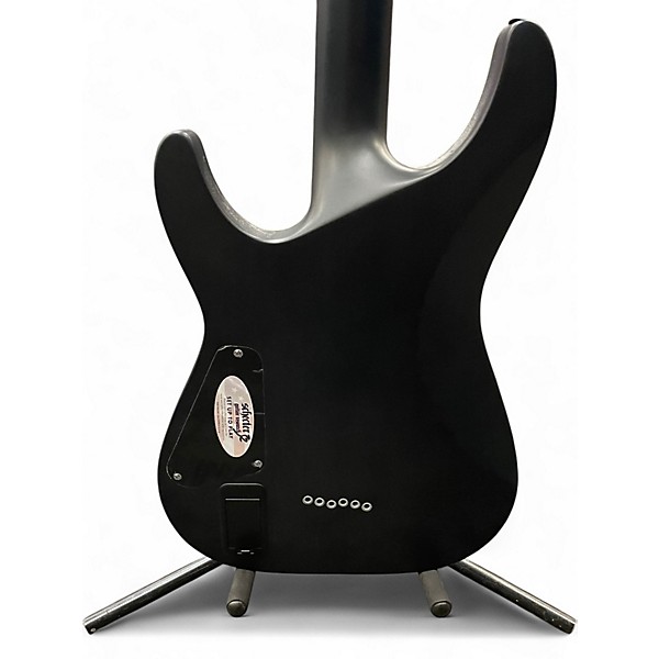 Used 2024 Schecter Guitar Research C1 Platinum Trans Black Solid Body Electric Guitar