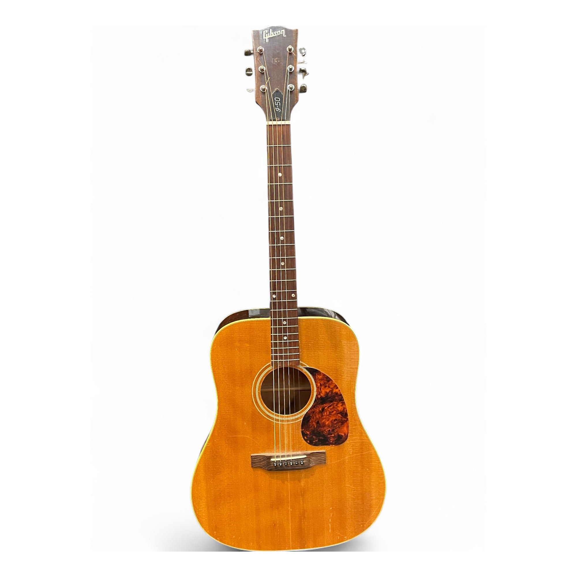 Vintage 1970s Gibson J-50 DELUXE Natural Acoustic Guitar