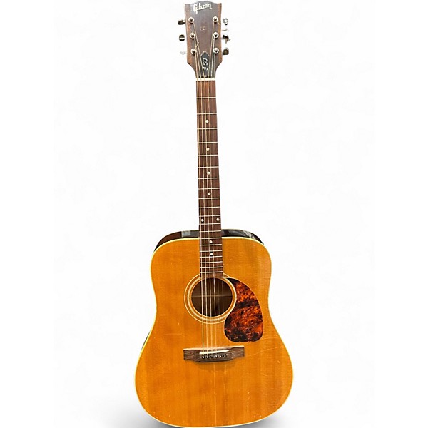 Vintage 1970s Gibson J-50 DELUXE Natural Acoustic Guitar
