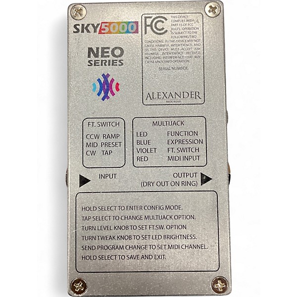 Used Alexander SKY 5000 Effect Pedal