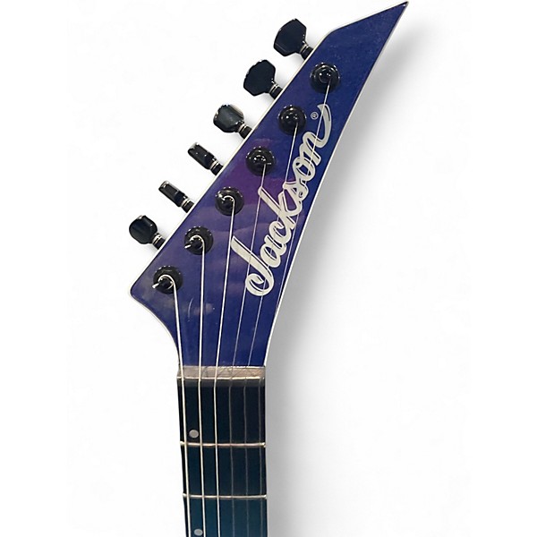 Used 2024 Jackson AMERICAN SERIES VIRTUOSO HT MYSTIC BLUE Solid Body Electric Guitar