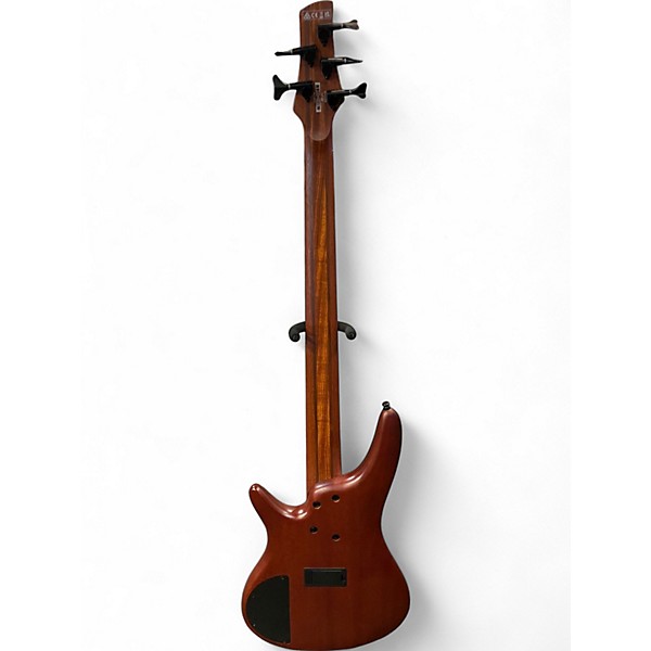 Used Ibanez SR505E 5 String Walnut Electric Bass Guitar