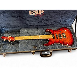 Used ESP USA M-III TIGER EYE SUNBURST Solid Body Electric Guitar