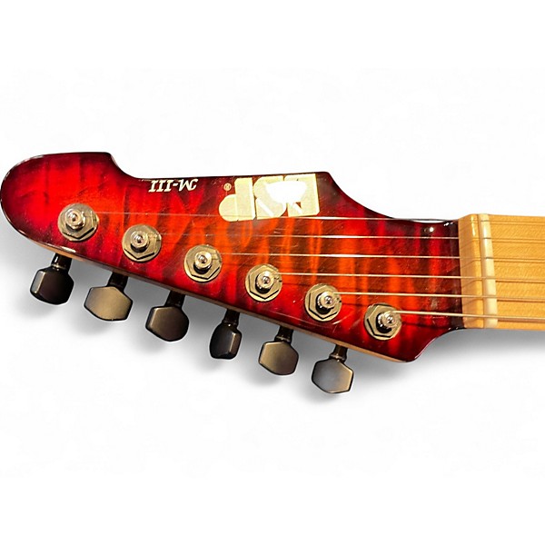 Used ESP USA M-III TIGER EYE SUNBURST Solid Body Electric Guitar