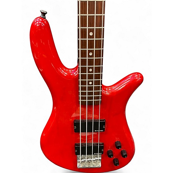Used Spector Performer 4 Candy Apple Red Electric Bass
