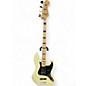 Used Squier Affinity Series Active Jazz Bass Olympic White Electric Bass Guitar thumbnail