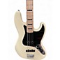 Used Squier Affinity Series Active Jazz Bass Olympic White Electric Bass Guitar