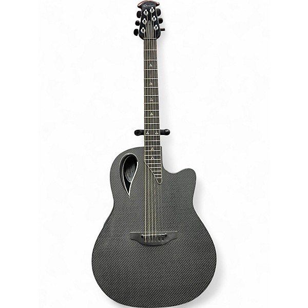 Used 2004 Adamas Ovation MD80 Black Acoustic Electric Guitar