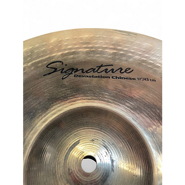 Used Sabian 17in Carmine Appice Signature Devastation Chinese Cymbal