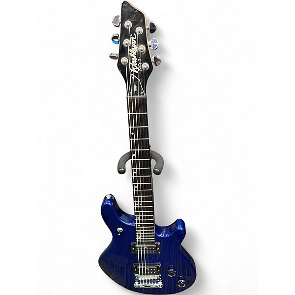 Used Washburn BT2 Blue Solid Body Electric Guitar Blue | Guitar Center