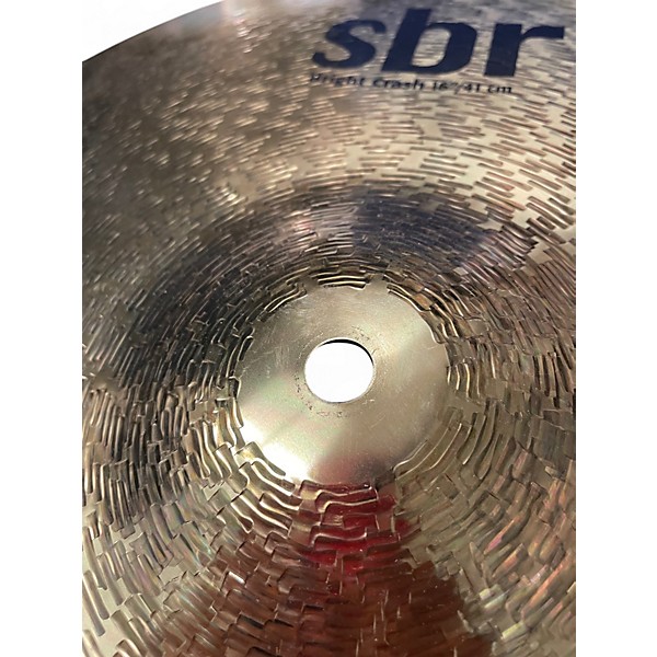 Used SABIAN 16in sbr bright crash Cymbal