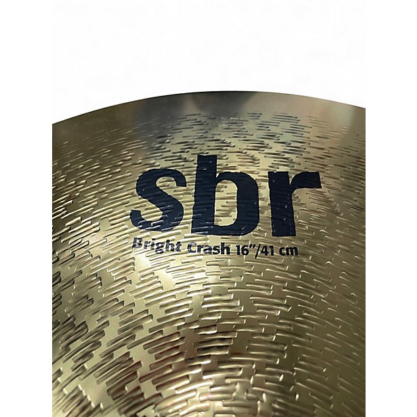 Used SABIAN 16in sbr bright crash Cymbal