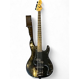 Used ESP LTD AP4 Black Electric Bass Guitar