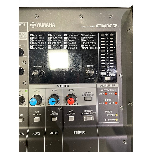 Used Yamaha EMX7 Powered Mixer