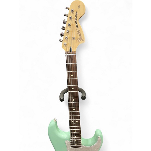 Used Fender Tom Delonge Signature Stratocaster Surf Green Solid Body Electric Guitar