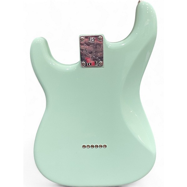 Used Fender Tom Delonge Signature Stratocaster Surf Green Solid Body Electric Guitar