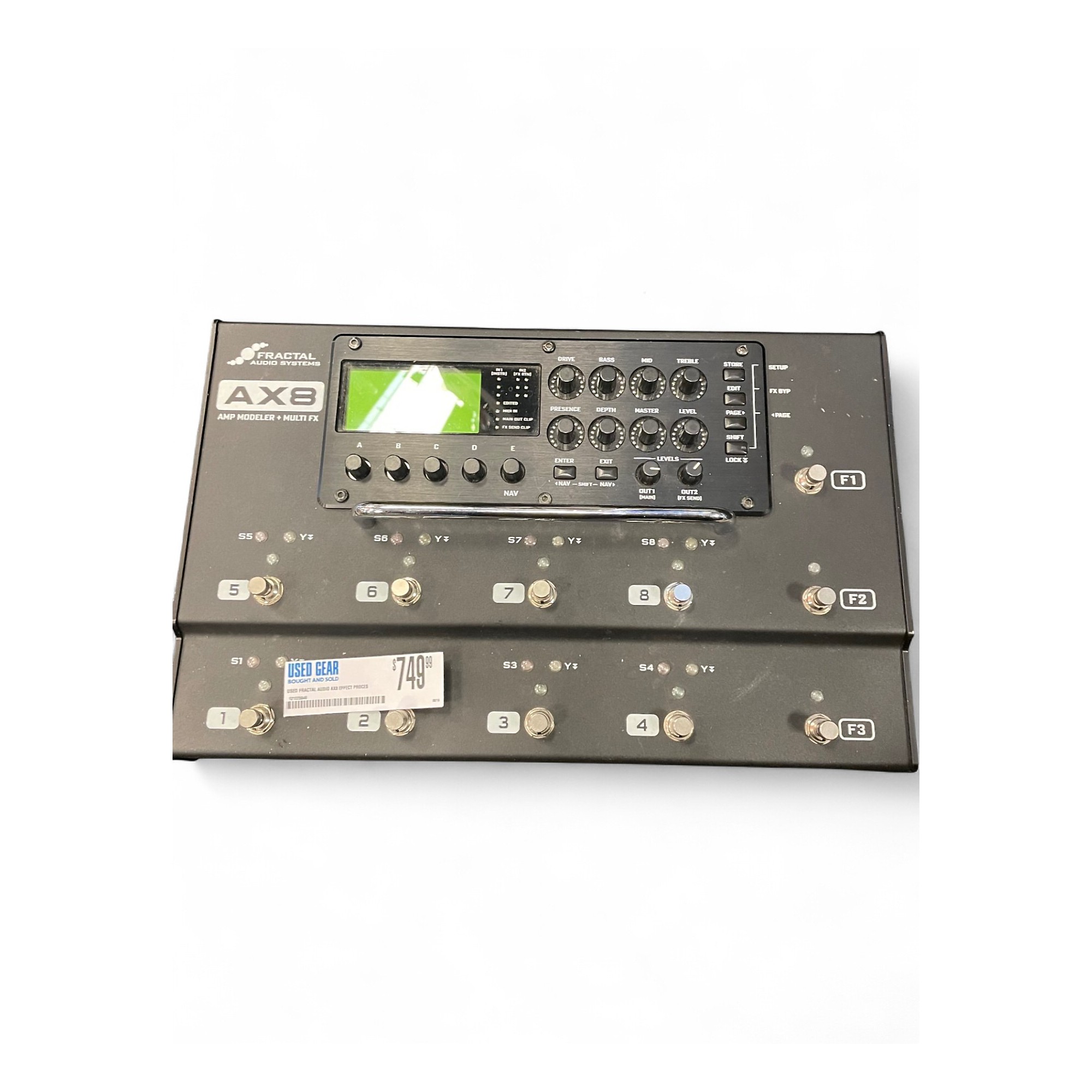 DTM・DAW fractal audio AX8 Fractal Audio Systems AX8 Amp Modeler/Multi-FX Processor
