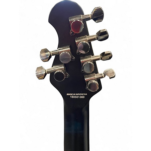 Used Sterling by Music Man maj100 petrucci Flat Black Solid Body Electric Guitar