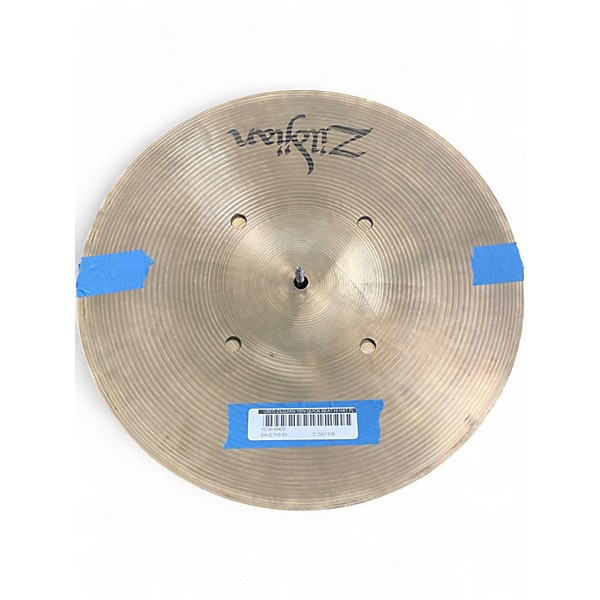 Used Zildjian 15in QUICK BEAT HI HAT FLAT BOTTOM PAIR Cymbal