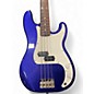 Used Fender Standard Precision Bass Royal Blue Electric Bass Guitar