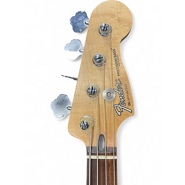 Used Fender Standard Precision Bass Royal Blue Electric Bass Guitar