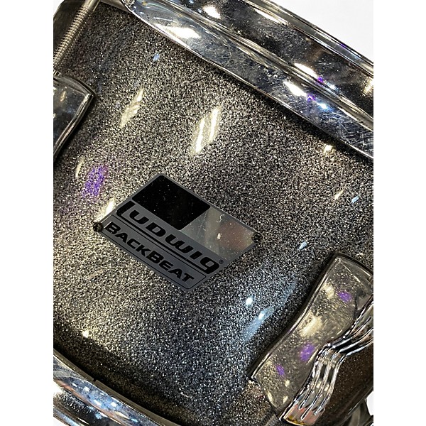 Used Ludwig 5 Piece BACKBEAT Silver Sparkle Drum Kit
