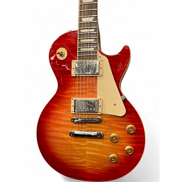 Used Gibson les paul 50s standard Cherry Sunburst Solid Body Electric Guitar