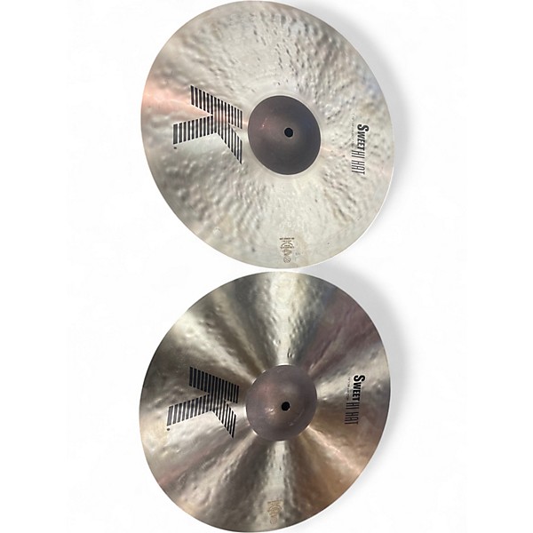 Used Zildjian 15in K Sweet Hi-Hat Pair Cymbal