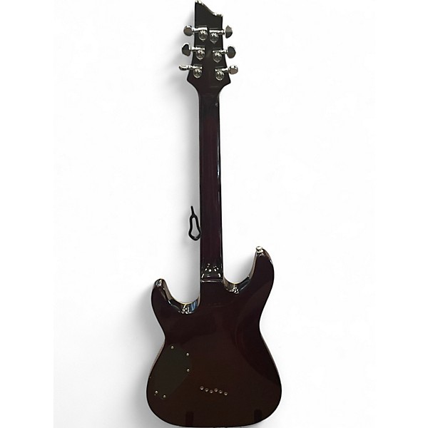 Used Schecter Guitar Research C-1+ DIAMOND SERIES Dakota Red Solid Body Electric Guitar